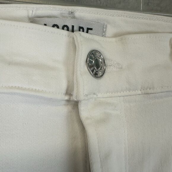 AGOLDE Riley High Rise Skinny Crop Denim Jeans White Filter Free‎ Womens Size 32 - Picture 7 of 16